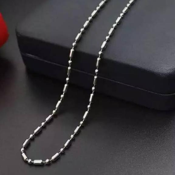 Kalung Rantai MCI Biomini Kesehatan Tabung Mrica Biji Bambu