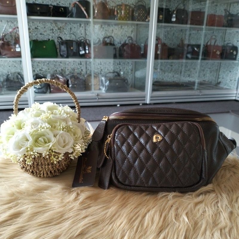 Tas papillon K3362 waistbag warna hitam,asem, maroon,kopi, navy