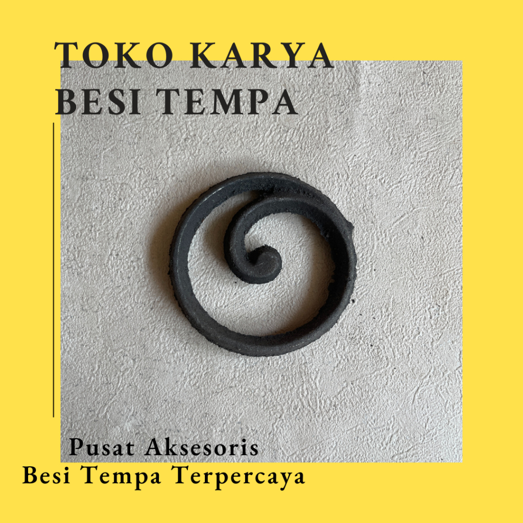Ornamen Pagar Besi Cor 170 / Ornamen Besi Tempa / Ornamen Pagar Besi dan Tralis / Aksesoris Besi Tem