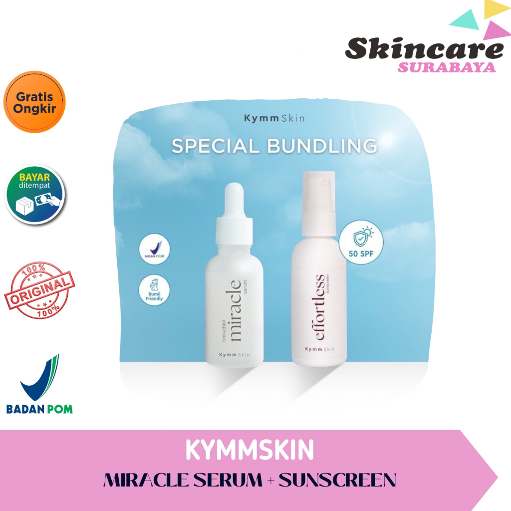 KYMMSKIN MIRACLE SERUM BAKUCHIOL & SUNSCREEN EFFORTLESS (BUNDLING)
