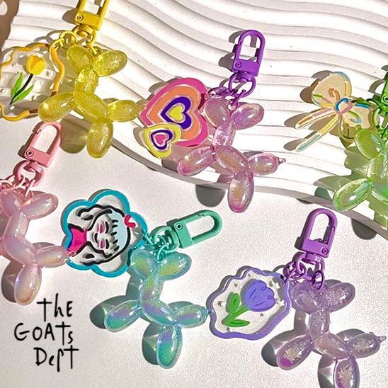 The Goats Dept - Dogs Balloons Key Chain Original / tgd967 gantung tas bag charm gantungan kunci y2k