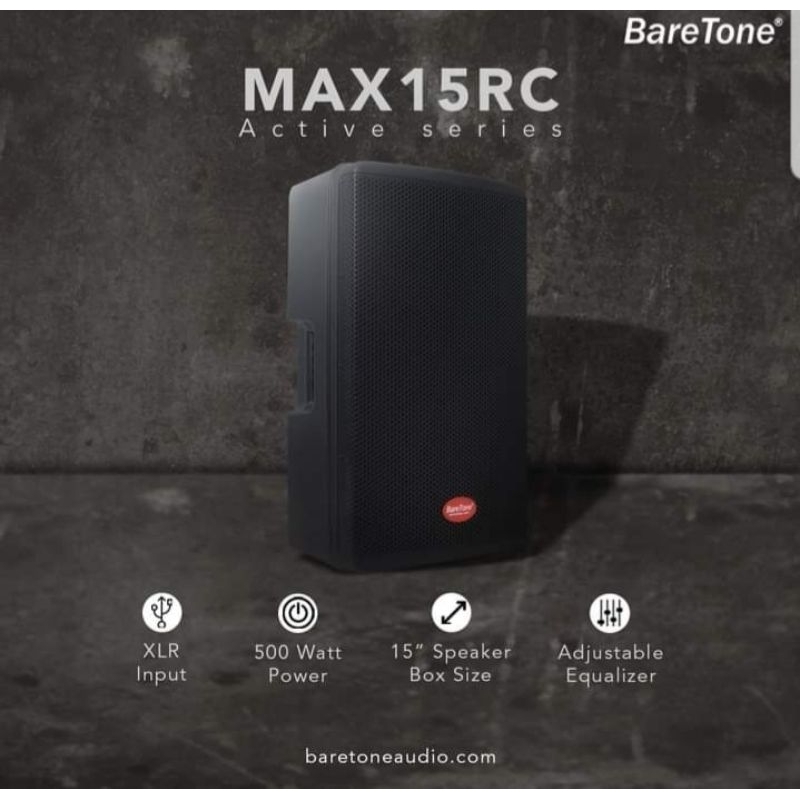 speaker 15inch baretone max15rc