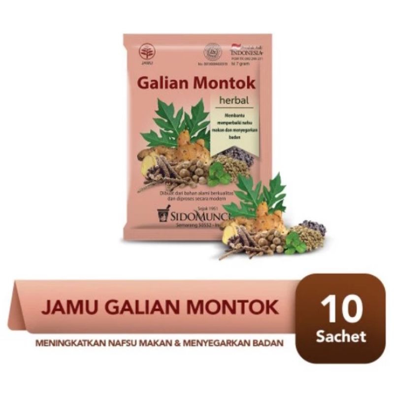 jamu galian montok 10s sidomuncul pembesar payudara & bokong