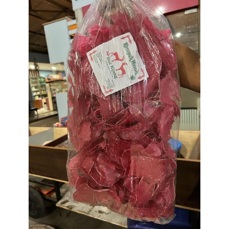 

Kerupuk Merah Padang Asli Premium 250gr