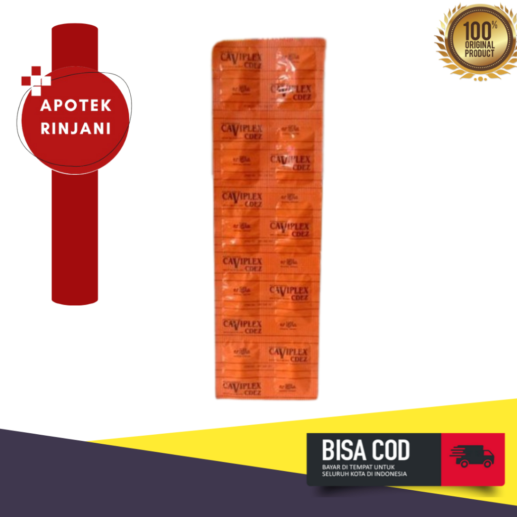 CAVIPLEX CDEZ MULTIVITAMIN ZINC 10 KAPLET