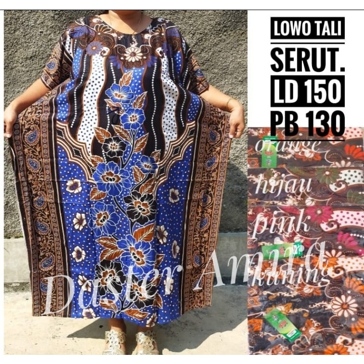 DASTER KALONG KELELAWAR JUMBO LD 140 -150 - 160 / BIG SIZE LENGAN PENDEK MURAH CANTIK UNTUK IBU HAMI