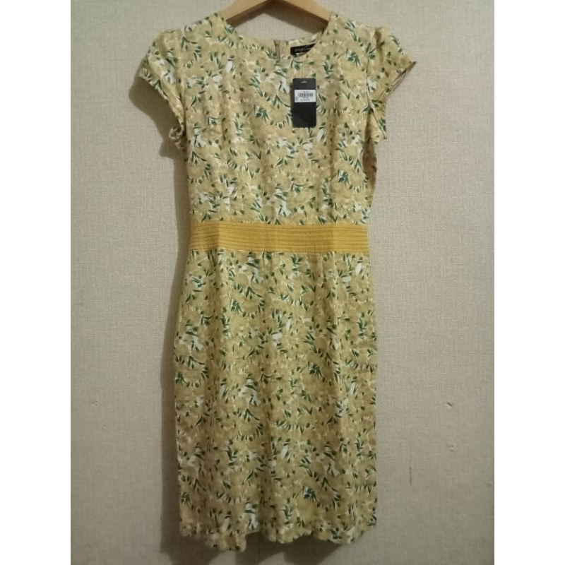Dress bunga kuning Eprise Size S
