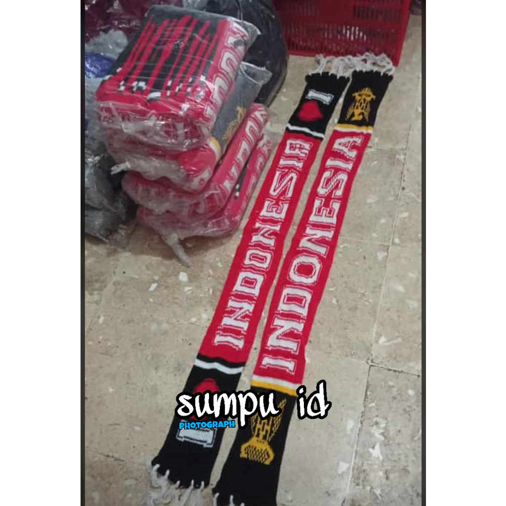 syal team nasional indonesia topi original