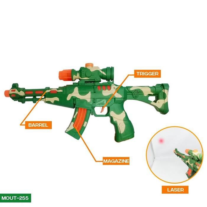 FORCE SOUND GUN TEMBAKAN MAINAN ANAK LASER BERBUNYI