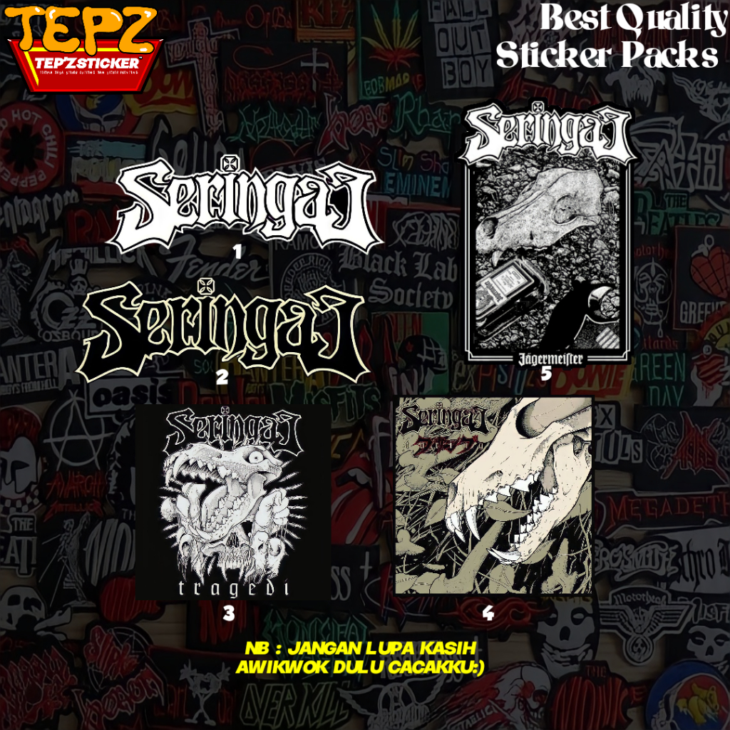 

STIKER STICKER (PACKS SERINGAI) STIKER BAND|STIKER METAL|STIKER TUMBLR|STIKER AESTHETIC