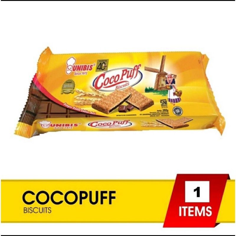 

Biskuit Cocopuff Unibis 240 gr