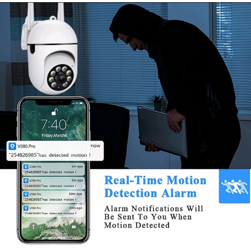 TURBO CCTV Wifi Mini Tersembunyi Tanpa Kabel Kamera CCTV Outdoor Full HD IP