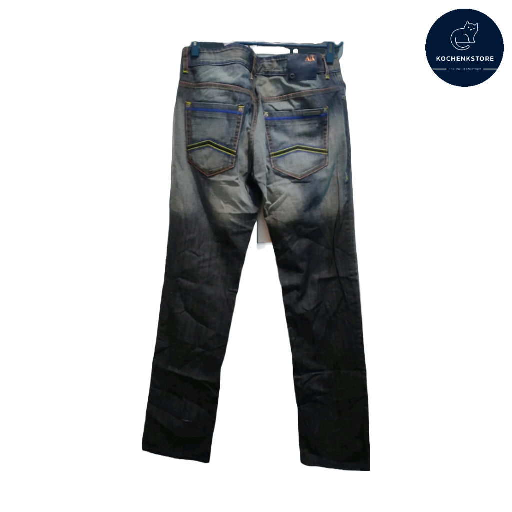 Celana Jeans Armani Exchange Denim Original Preloved Thrifting Pria