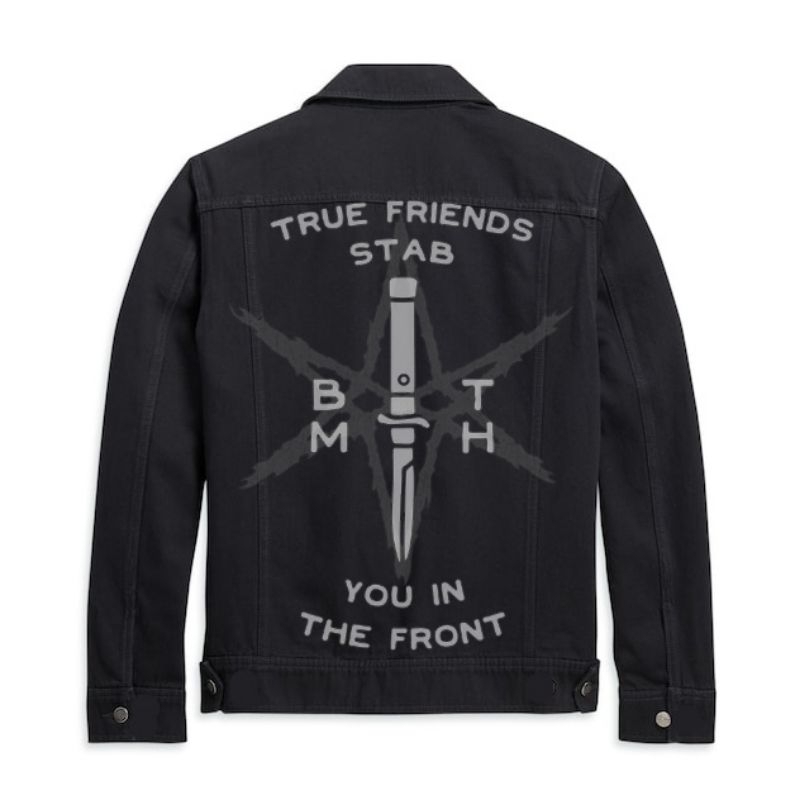 bmth jaket lukis