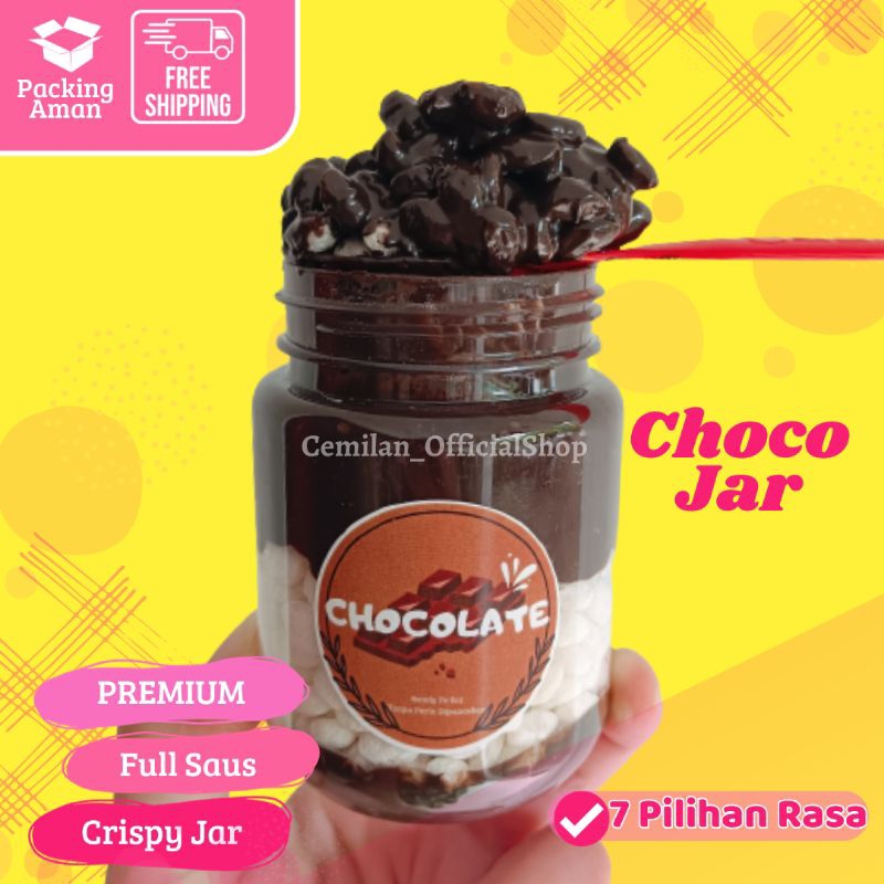 

[ PROMOOOO ] Choco Jar Lumer Viral / Crunchy Coklat / Crispy Jar