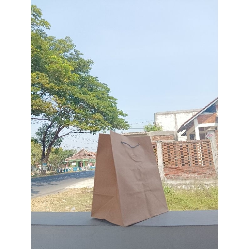 

PAPERBAG 27×25×25 muat kardus nasi ukuran 22