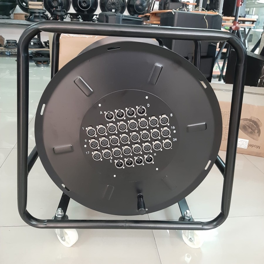 Kabel Snake - 32 ch 24 in 8 out - Roda Gulung - 50 Meter