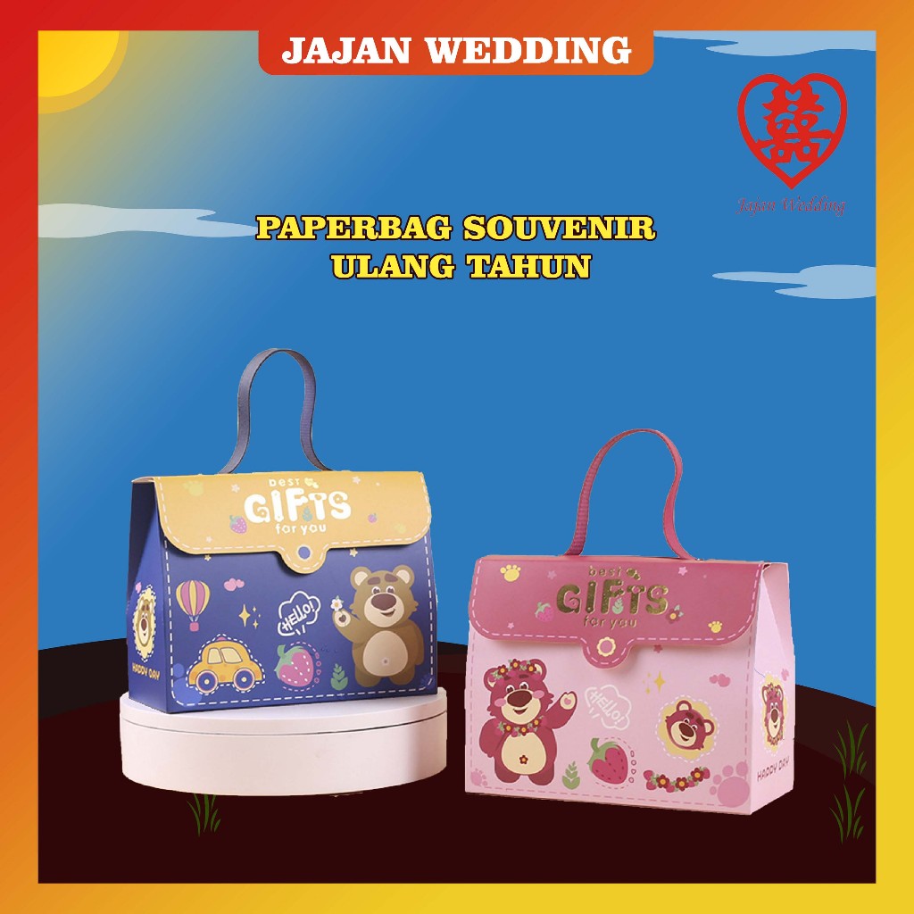 

JW Paperbag Ulang Tahun / Goodie Bag Ulang Tahun Model Terbaru / Tas Hadiah Sovenir Ulang Tahun PP04