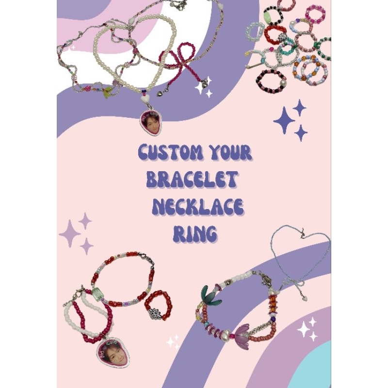 Custom Beads - Gelang, Kalung, Cincin || Manik manik Kpop