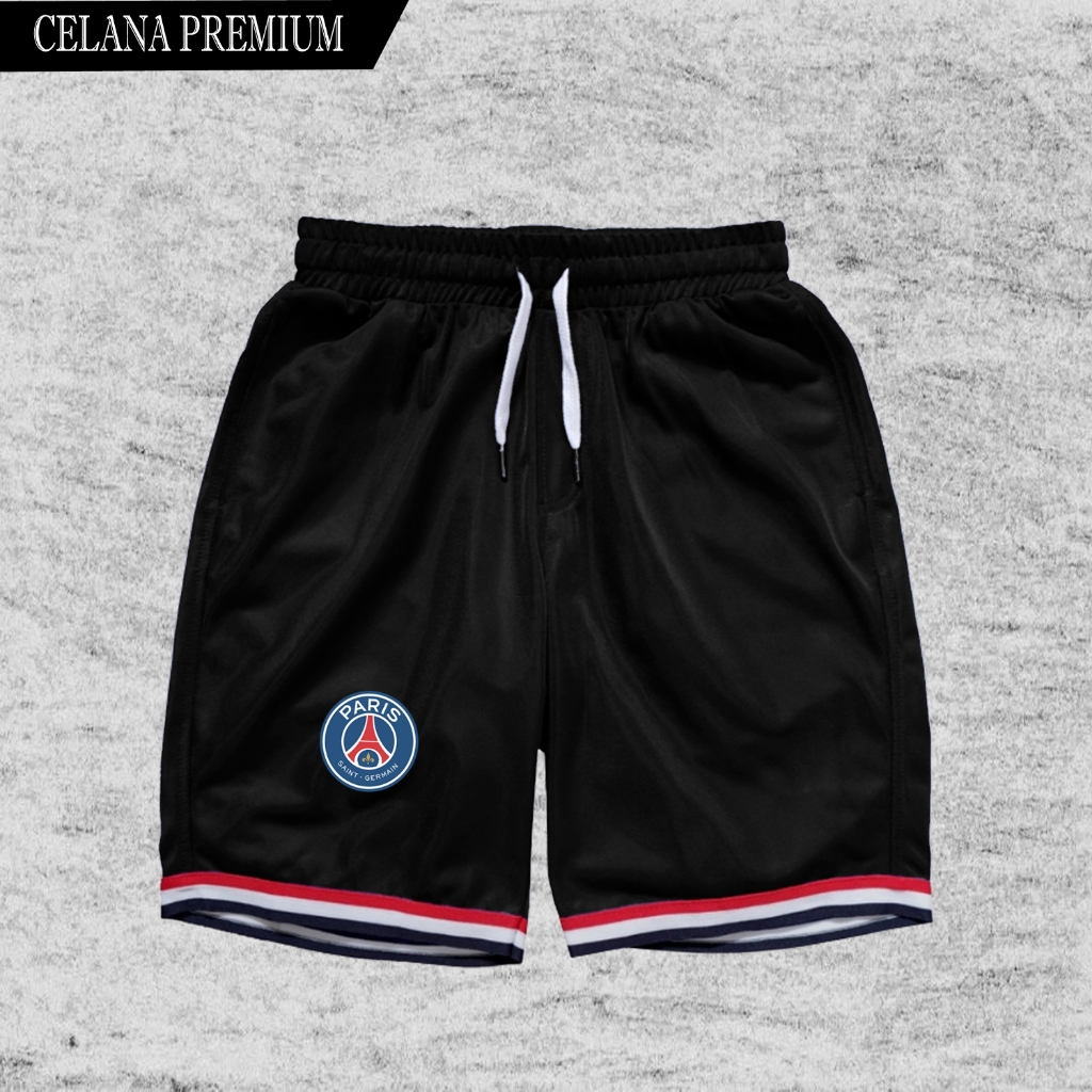 Celana Pendek Bahan Kain Katun Pria Cowok Cowo Laki Laki Dewasa Distro Paris Jumbo Big Size Kece Ter
