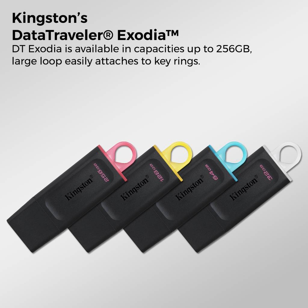 Flashdisk Kingston DTX 64gb 128gb USB 3.2 Exodia flash disk Kingstone Original