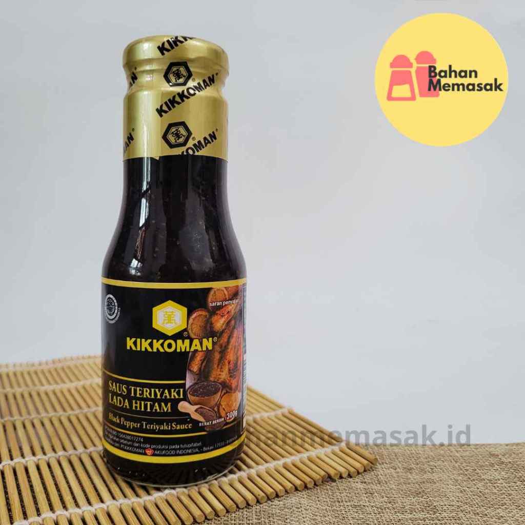 

Saus Teriyaki Lada Hitam Halal Kikkoman/ Black Pepper Teriyaki Sauce 300 gr