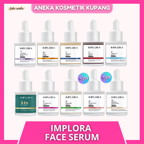 [ANEKA] IMPLORA FACE SERUM/LUMINOUS BRIGHT /SERUM ACNE /PEELING/ MIDNIGHT/HYDRATING/ 24K GOLD SERUM/