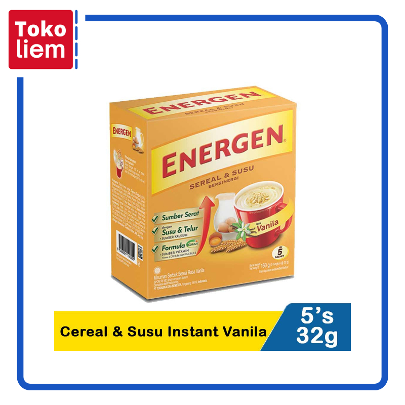 

Energen Cereal & Susu Instant Vanilla 5X32G