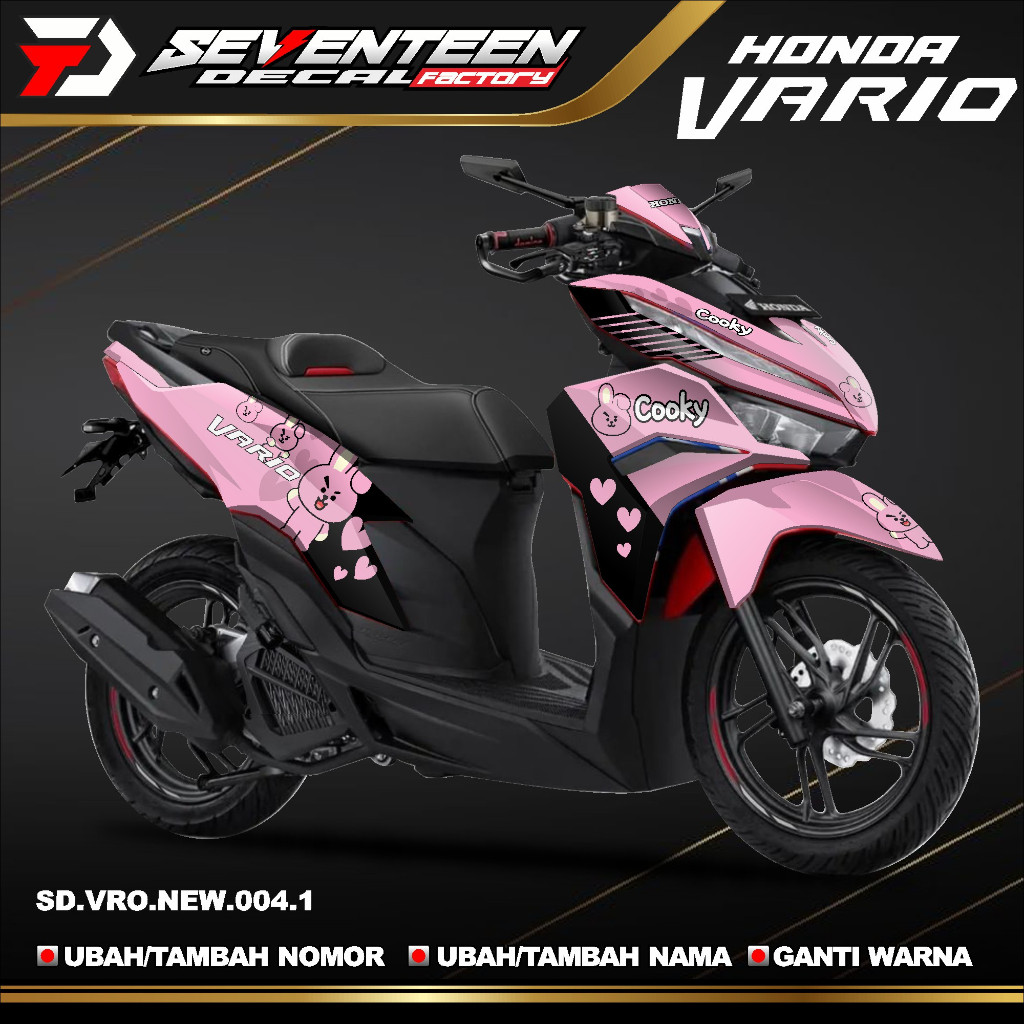 Decal Stiker vario 125 new 2023 full Body  Stiker full Body Motor vario 125 new 2023