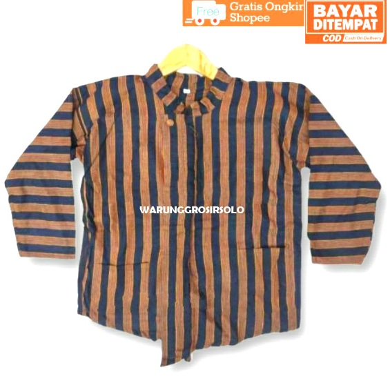 Pakaian Adat Jawa Surjan Lurik Dewasa