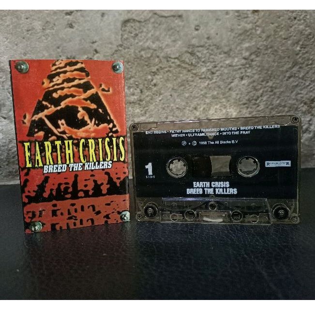kaset pita Earth Crisis - Breed the killers VGC kaset hardcore