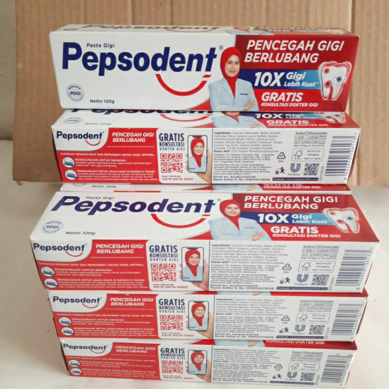 PEPSODENT 120 GRAM  PENCEGAH GIGI BERLUBANG/PASTA GIGI/ODOL