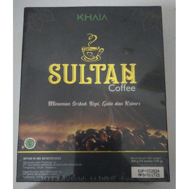 

Kopi Sultan Khaia buat Pria Tahan Lama