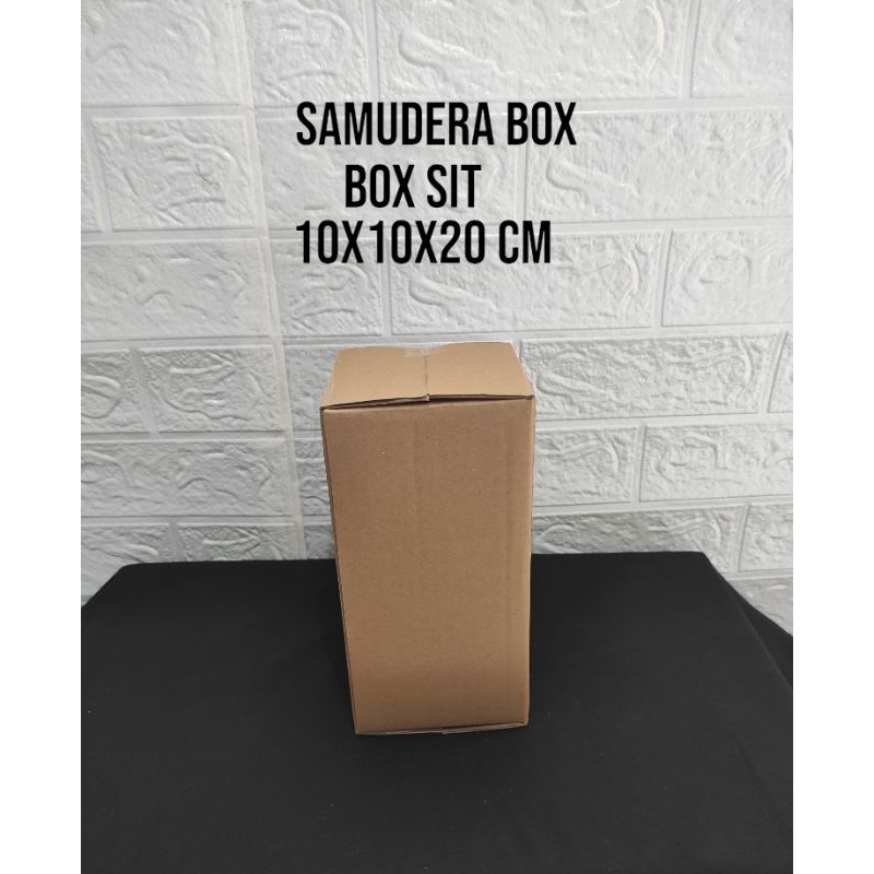 

kardus karton box uk 10x10x20 cm ST singgle wall polos