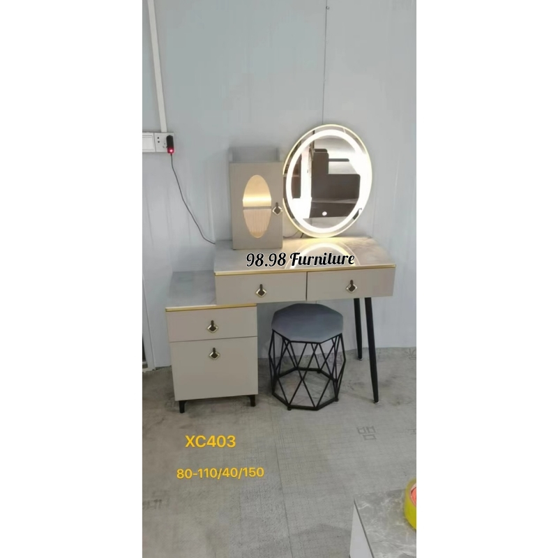 NEW - Meja Rias Lampu Cermin Import - Meja Rias Led TouchScreen