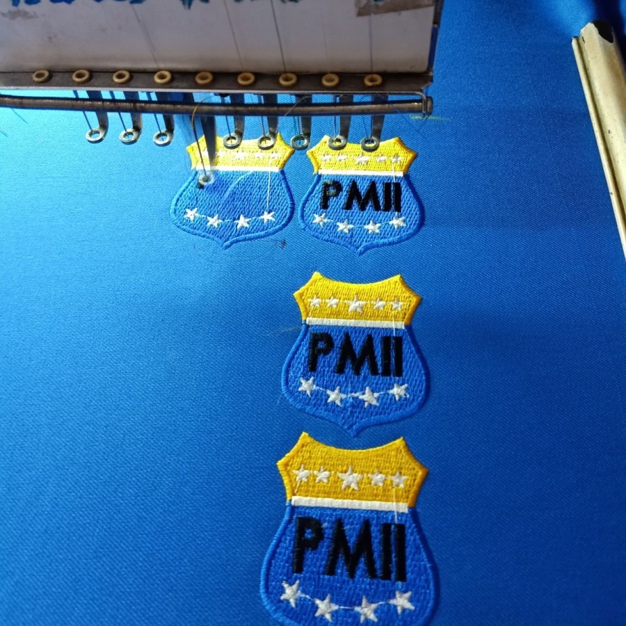 logo bordir PMII / full benang bordir