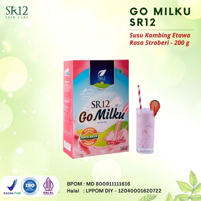 

Go Milku SR12 Gomilku Susu Kambing Etawa Murni Premium Halal BPOM 200gr Susu Pertumbuhan Anak Susu Kesehatan