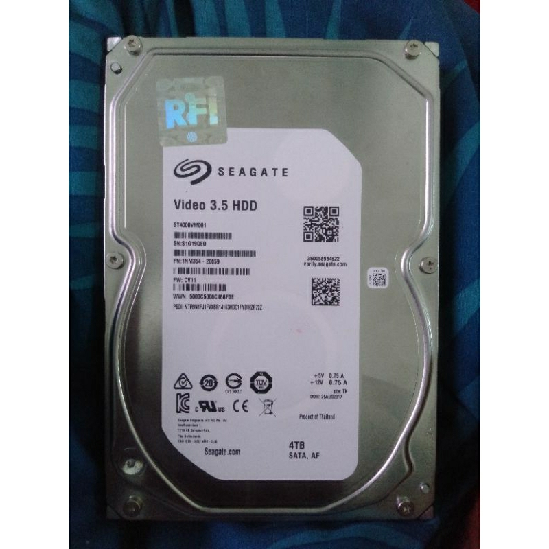 Hardisk seagate 4TB