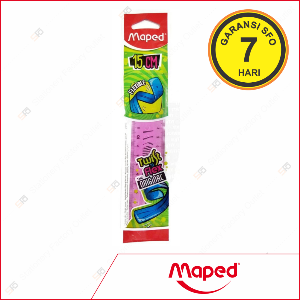 

Penggaris Lentur Maped 15cm - Twist n Flex Original