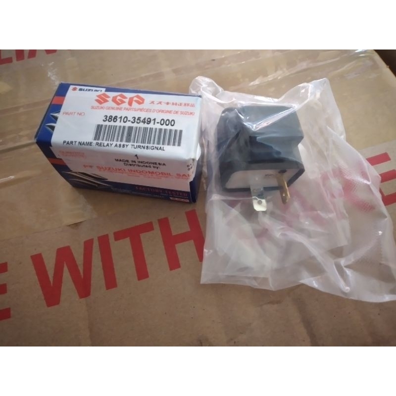 RELAY FLASHER LAMPU SEN SUZUKI SATRIA 2TAK TORNADO SHOGUN SMASH ARASHI SPIN SKYWAVE SKYDRIVE HAYATE 