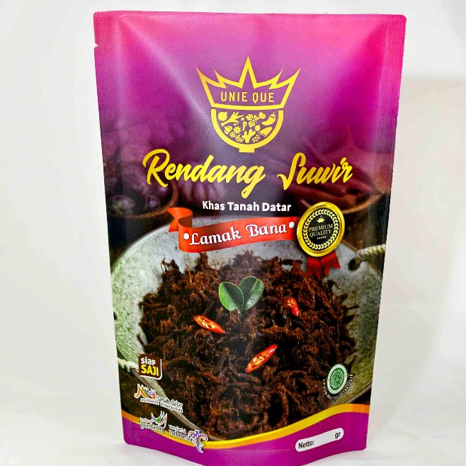 

Rendang Suwir Siap Saji Unie Que 200gram
