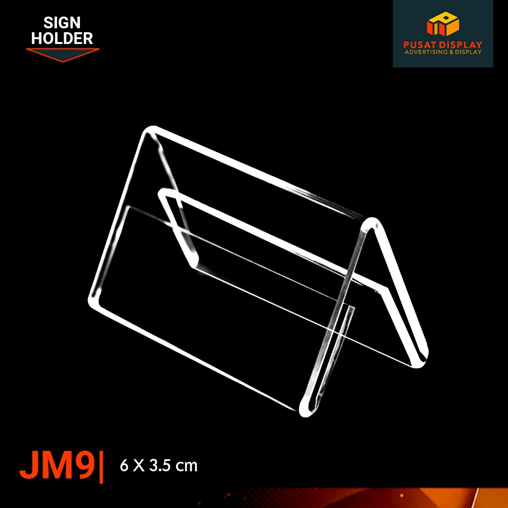 

Papan nama segitiga / Sign holder / Name desk akrilik Variasi