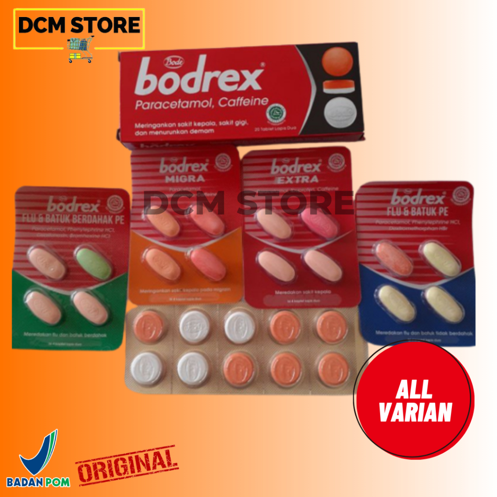 BODREX BODREX EKSTRA BODREX MIGRA BODREX TAB FLU OBAT SAKIT