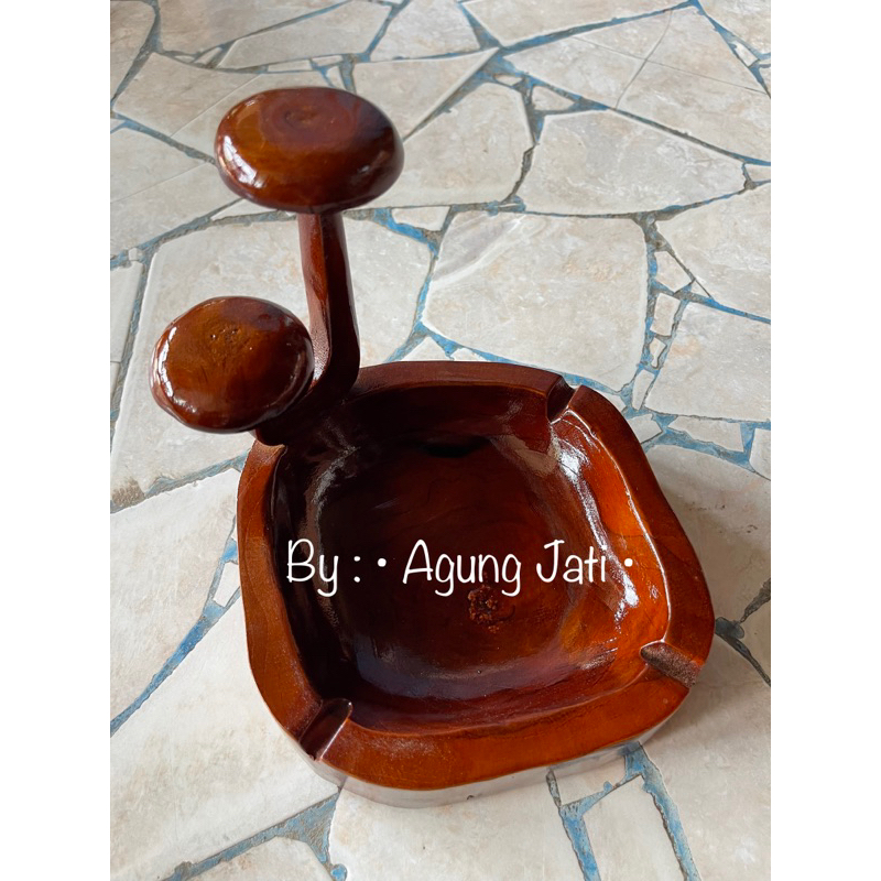 ASBAK KAYU | ASBAK KAYU JATI | ASBAK