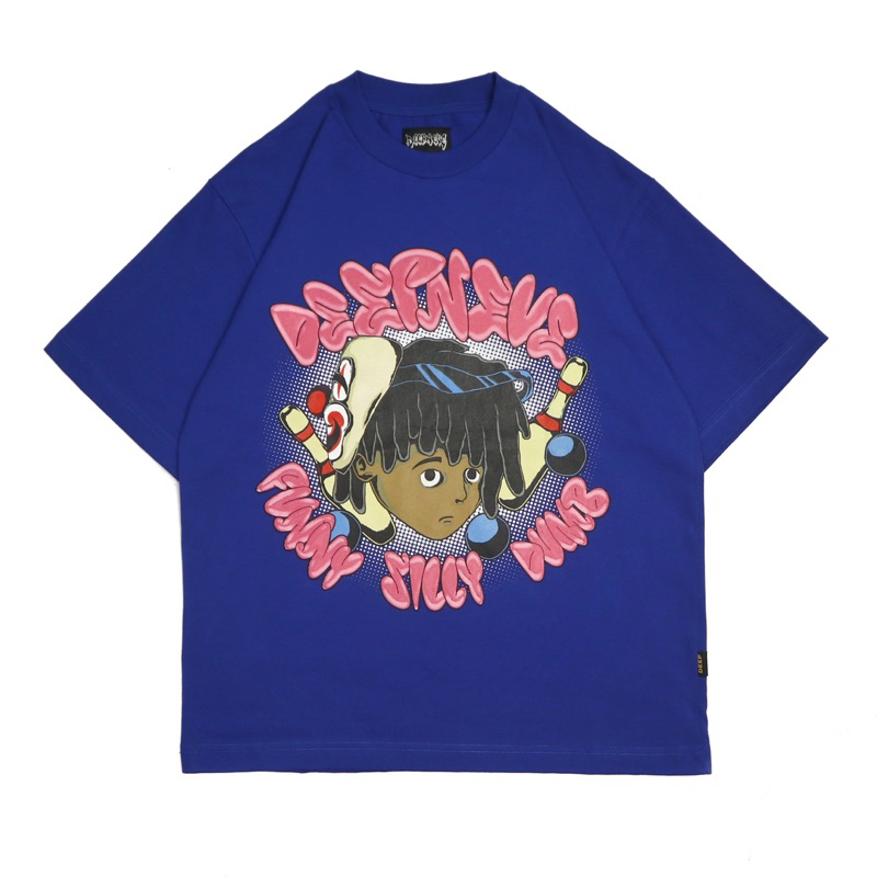 DEEPNEVE - Trick Blue Oversized T Shirt