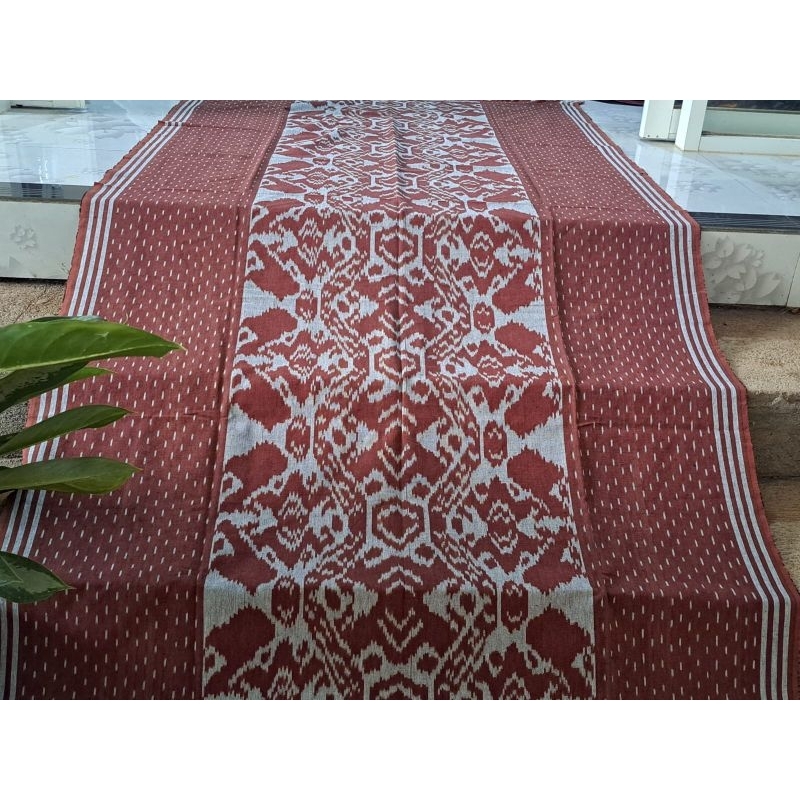 KAIN TENUN BLANKET JEPARA WARNA COKLAT, KAIN TENUN ETNIK NUSANTARA,KAIN TENUN BLANKET TRADISIONAL TR