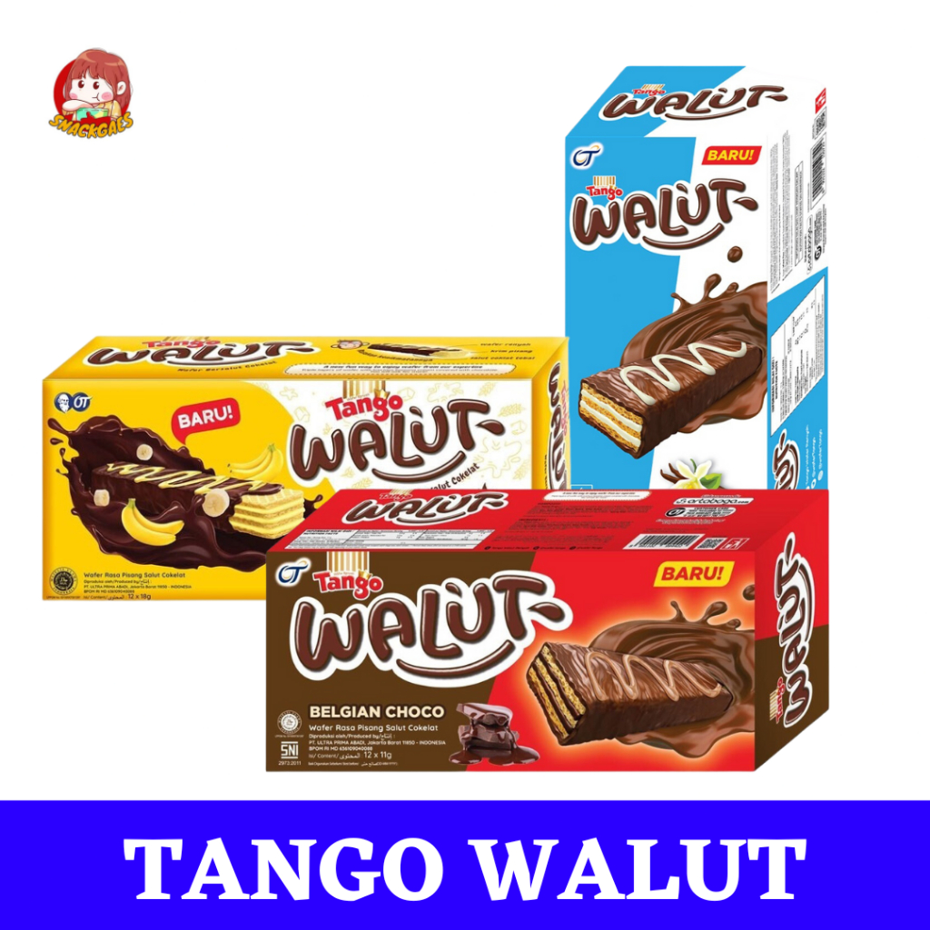 

Tango Walut Belgian Choco Banana French Vanilla 12 Pcs Grosir Snack