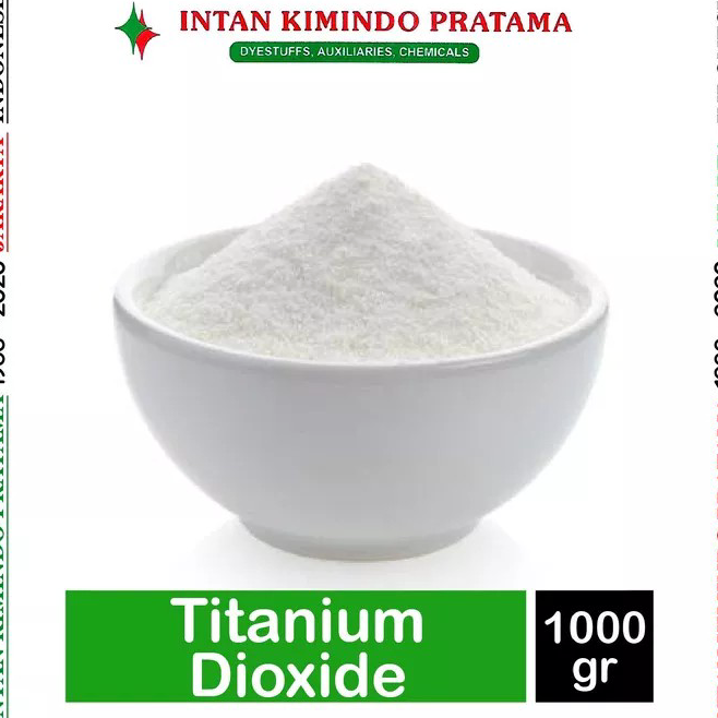 

Baru Pemutih makanan food grade, Titanium Dioxide, Tio2 (1 kg)