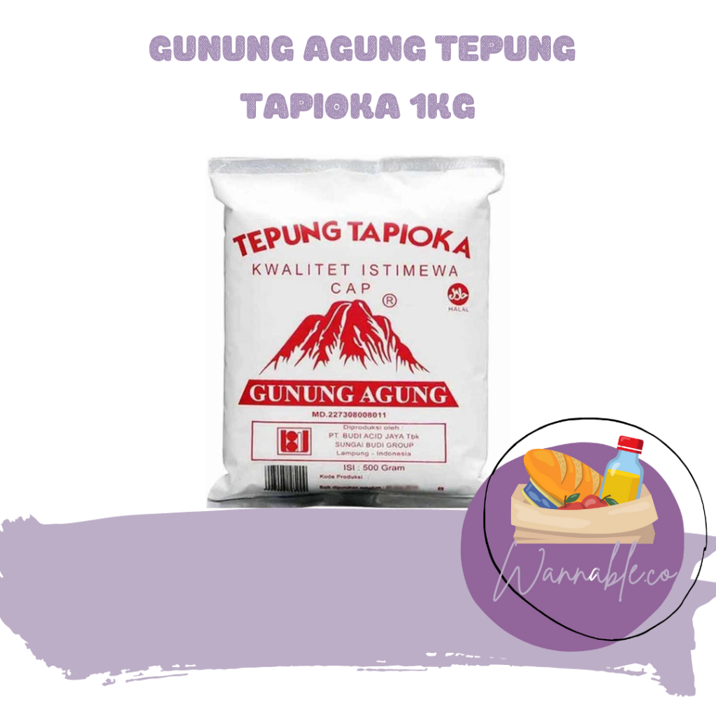 

GUNUNG AGUNG TEPUNG TAPIIOKA 1KG
