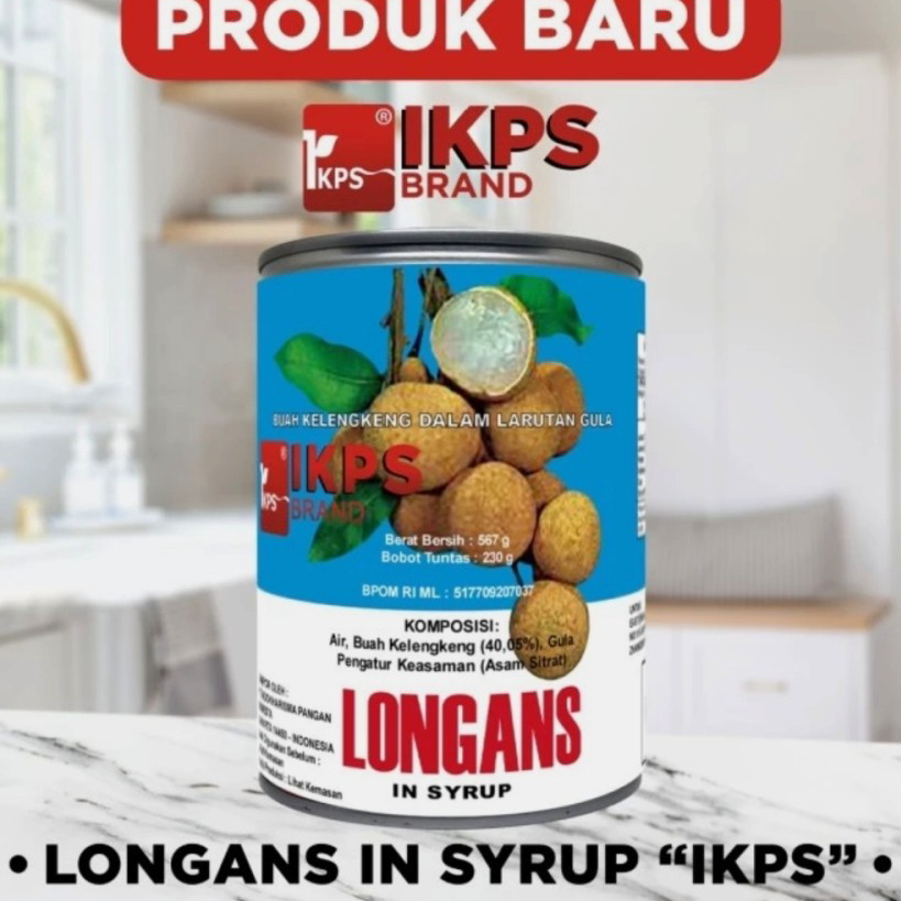 

☍☌✵❂ Longan Kaleng IKPS 567 gram / Longans in syrup / Lengkeng Impor ★★★★★